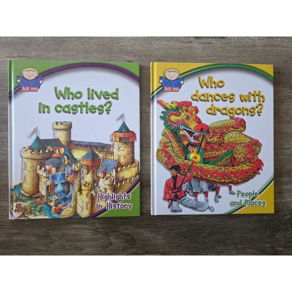 Southwestern Ask Me Books Who Lived In Castles Who Dances With Dragons Set of 2